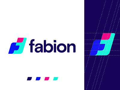 fabion logo design app logo brand brand identity colorful logo company logo conceptual logo corporate creative logo devignedge f logo f logo design letter f logo logo ideas logodesign logodesigntrend logomark logotype modern typogaphy