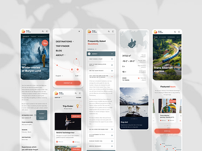 Bridge to Russia travel agency design digital minimal russia travel travel agency traveling ui uidesign ux vector web