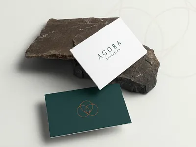 Agora Education Concept branding creative design logo logo design