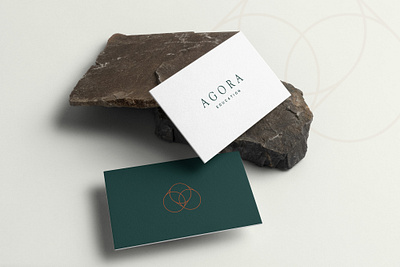 Agora Education Concept branding creative design logo logo design