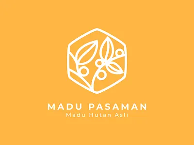 MADU HUTAN PASAMAN branding design freelancer honey logo logo logomaker