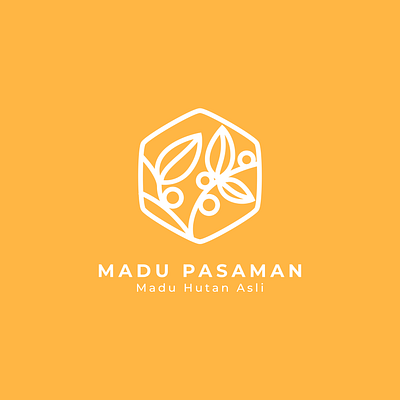 MADU HUTAN PASAMAN branding design freelancer honey logo logo logomaker