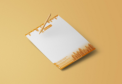 YAZICI UN YEM - Letterhead Design 🌾 brand branding corporate identity design graphic icon identity illustrator letterhead logo paper photoshop print vector