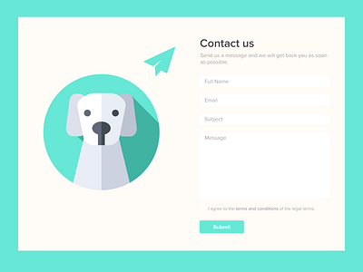 Contact Us 028 animals animalshelter colors contact us dailyui dailyuichallenge design design app design art dog help ong shelter ui ux uxui