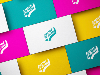 Somos FP Dual brand identity branding design dribbble flat logo minimal typography ui vector