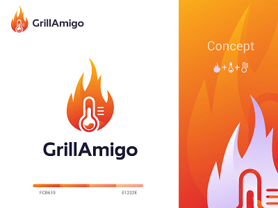 Fire+ labs + thermometer logo concept abstract logo affective logo amdesignspack logo branding business logo company logo conceptutal logo creative logo creative logos fire fire logo fireart lab labs logo logo concept logo design branding modern logo thermometer thermometer logo website logo