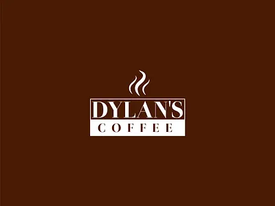 Daily Logo Challenge: Day 6- Dylan's Coffee Shop Logo branding coffee logo coffee shop colorful dylans coffe logodesign