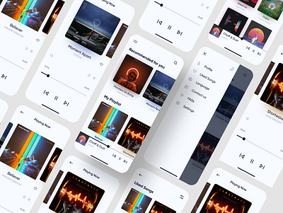 Music App UI Kit • UI/UX Design appdesign entertainment free freedownload freemockup giveaway googlemusic musicapp musicuiux songapp spotify ui uidesign uikit uikits uiuxdesign ux uxdesign