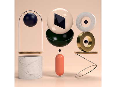 Illustration "Abstract #7" 3d 3dsmax abstract arnold art artwork design illustration render vray