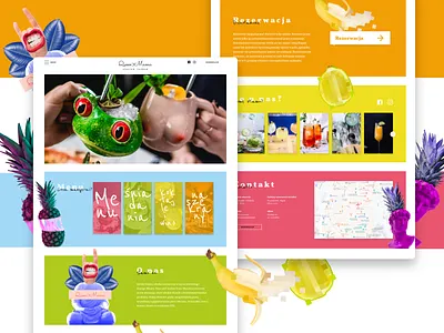 Queen mamma - funky website italian italian food restaurant tapbar website website design