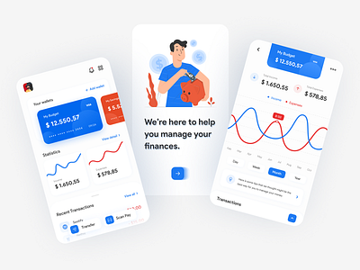 Money Management App Concept app design application design finance finance app finance application finances mobile app design mobile design money app money management app ui uidesign uiux uiux design uiuxdesign