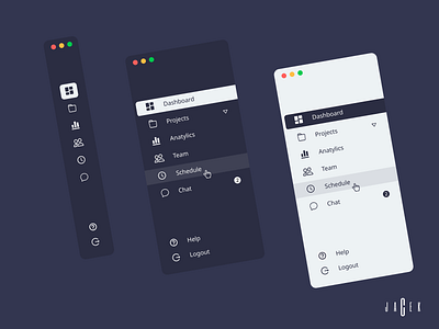 Navigation - Web App nav navigation sidebar sidenav ui ux