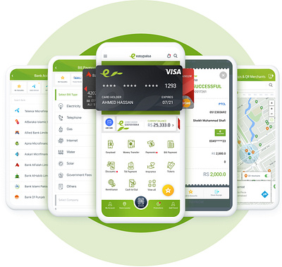 Banking App Redesign / Easypaisa bank easypaisa money payment transfer ui ux wallet