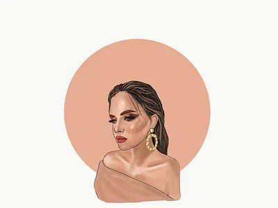 portrait illustration artist digital painting digitalart digitalartist digitalillustration illustration vectorart