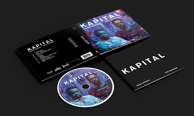 Digipack Kapital - M. Canonge and E. Pédurand by AZTEC branding cd cover design illustration logo logodesigner print product typography vector