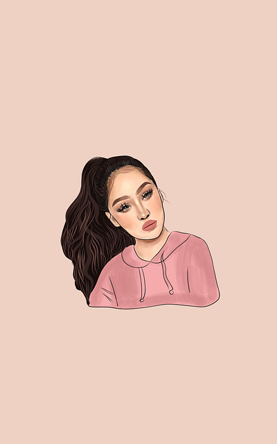 portrait illustration artist digital art digitalartist digitalillustration digitalpaiting illustration vectorart