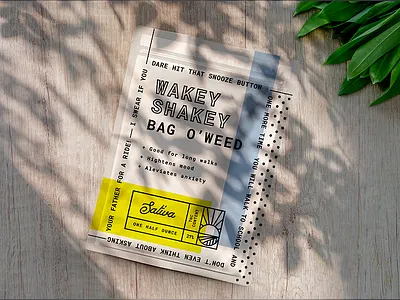 Wakey Shakey - Hello, Old Friend branding cannabis cannabis packaging design illustration packaging typography