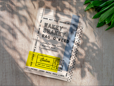 Wakey Shakey - Hello, Old Friend branding cannabis cannabis packaging design illustration packaging typography