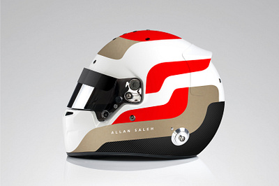 Allan Saleh helmet livery design