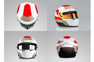 Allan Saleh helmet livery design