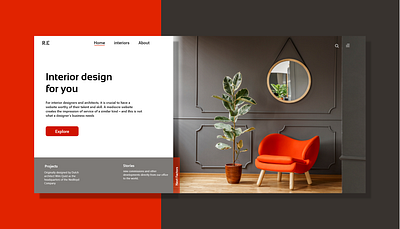 interior design web adobe xd adobexd branding figma illustration uidesign uiux ux uxdesign web