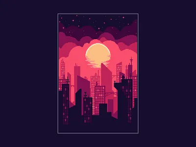 Cityscape cityscape pixel pixelart