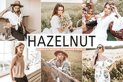 Free Hazelnut Mobile Desktop Lightroom Presets adobe beauty bright collection color colorful edit fashion glamour good light lightroom modern outdoor photo photography portrait premium preset pro
