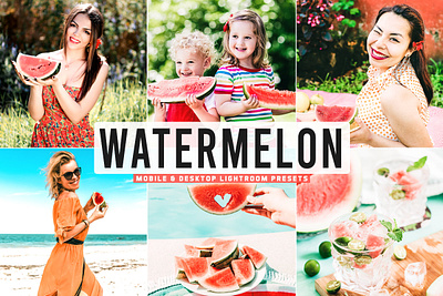 Free Watermelon Mobile & Desktop Lightroom Presets adobe beauty bright collection color colorful edit fashion glamour good light lightroom modern outdoor photo photography portrait premium preset pro