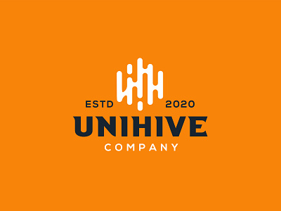 Unihive brand brandidentity branding company design education. font identity logo logotype typography unihive unihive