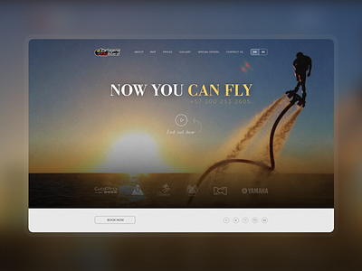 Cartagena flyboard design logo typography ui vector web website