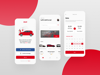 3 screens from "dealr" 2020 app design design flat inspiration interface minimal mobile mobile app mobile design mobile trends mobile ui mobileinspiration mobiletrends mobileui trending uidesign uiinspiration uitrends uiuxdesign