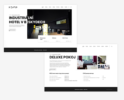 Miura hotel / website redesign / adobexd branding creative czech design designer graphic design ui uidesign website