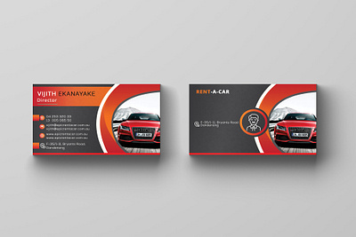 Rent A Car Business Card brand brand identity branding business card design businesscard creative design design illustrators logo logo design minimal business card minimalistic photoshop print design professional design rent a car business card design stationary vcard design