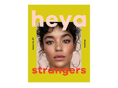 Heya Strangers Web Exploration branding design web