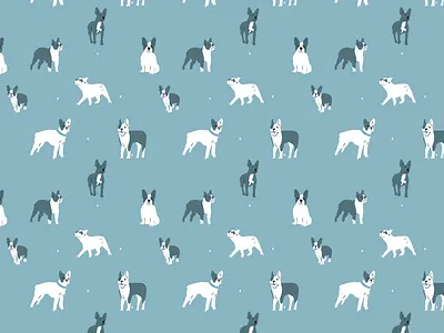Seamless repeat Blue Frenchton Dog Pattern artwork blue blues dogs dogstudio illustraion illustration pattern patterns puppies repeat repeating pattern seamless textile vector