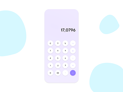 Mobile Calculator Design adobexd app appui appuidesign calculator calculator design daily ui dailyui dailyui 004 dailyui004 dailyuichallange ui