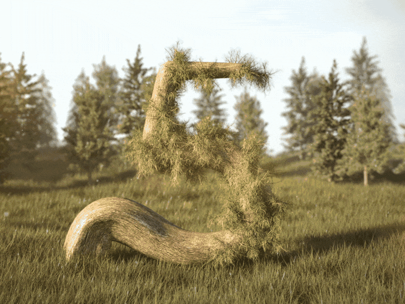 Day 32 Number Five - 2018 36daysoftype 3d animation art c4d cinema4d design five forest graphic illustration letter lettering mograph motion render type typo typography vfx