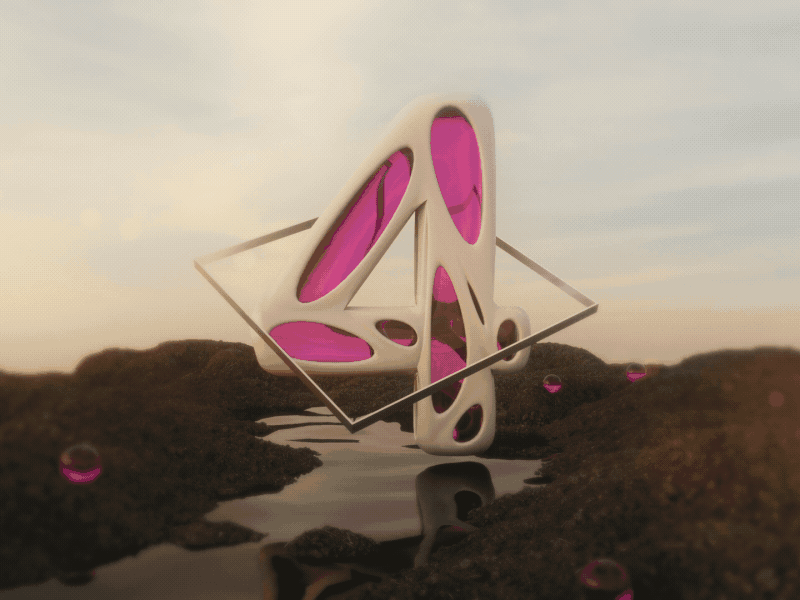 Day 31 Number Four - 2018 36daysoftype 3d animation art c4d cinema4d design four graphic illustration letter lettering mograph motion number render type typo typography vfx