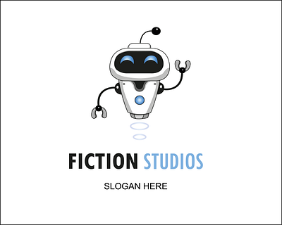 FICTION STUDIOS animado black blu robot tecnology