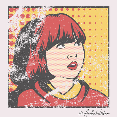 Park Bo Young Illustration - Retro Pop Art adobe illustrator art artwork comic art do bong soon drama illustration illustration art illustrator korean old fashioned oldschool park bo young pop art popart popular retro vector vector illustration vectorart