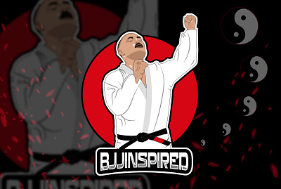 BJJ 1 art customlogo face mascot logo facemascot graphicdesigner illustration logo logo design logoconcept logodesign logodesignersclub logoinspiration martial art martialartlogos mascot mascot character mascotlogo vector