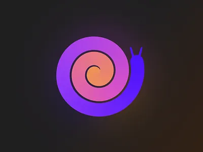 Slo Mo App Icon app app icon app store branding gradient gradient logo icon icons illustration ios iphone logo mobile mobile app mobile designer snail vector