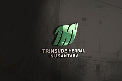 Trinsude Herbal Nusantara branding design flat herbal herbal products logo minimal trinsude vector