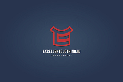 Excellent Clothing branding clothing clothing brand design flat logo minimal vector