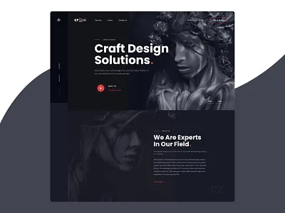 Crope - Design solutions website template best shots business business solution business solution landing page clean consultancy creative design design solutions dribble best shot it services it solutions technology technology logo ui design ux design website