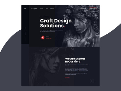 Crope - Design solutions website template best shots business business solution business solution landing page clean consultancy creative design design solutions dribble best shot it services it solutions technology technology logo ui design ux design website