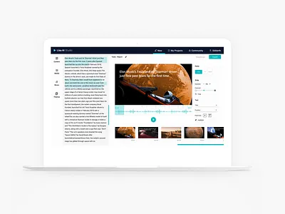 A.I Powered Video Editor ai artificial intelligence sketch video editor web