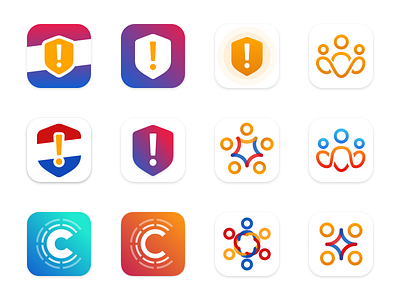 CoronaMelder App Icon Variants app icons corona coronavirus covid19 icons iconset