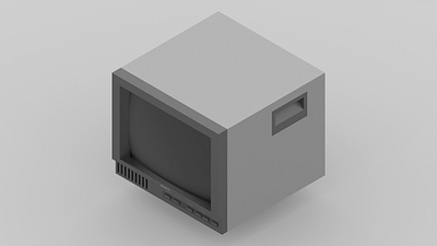 Sony PVM reference monitor — Concept design 1/3 3d concept product retro