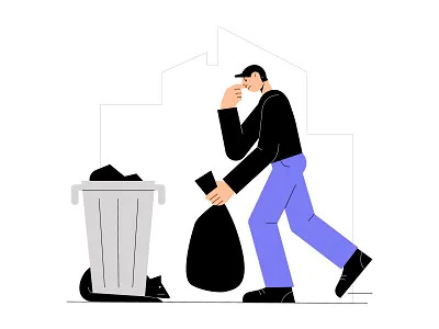 Vectober 11: Disgusting art design flat graphic design illustration illustrator inktober2020 logo minimal vectober2020 vector